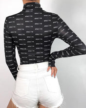 Load image into Gallery viewer, Letter Printing Long Sleeve Bodysuit