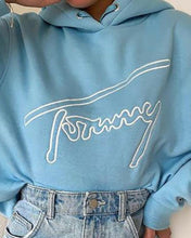 Load image into Gallery viewer, Print Long Sleeve Hooded Loose Sweatshirts