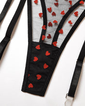 Load image into Gallery viewer, Solid Yarn Splicing Strap Lingerie Sets Bra Sets