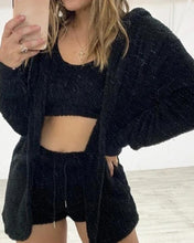 Load image into Gallery viewer, Solid Color Long Sleeve Sweater Suit Sets