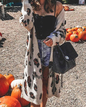 Load image into Gallery viewer, Halloween Leopard Long Sleeve Cardigans
